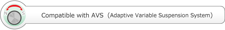 Compatible with AVS (Adaptive Variable Suspension System)