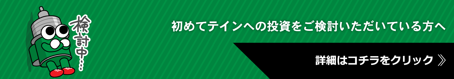 初めてテインへの投資をご検討いただいている方へ