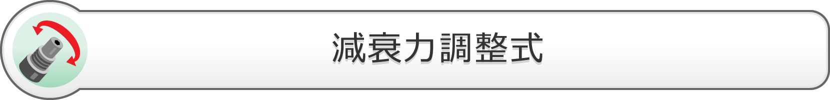 減衰力調整式