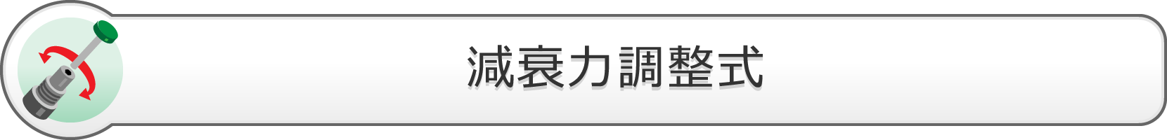 減衰力調整式